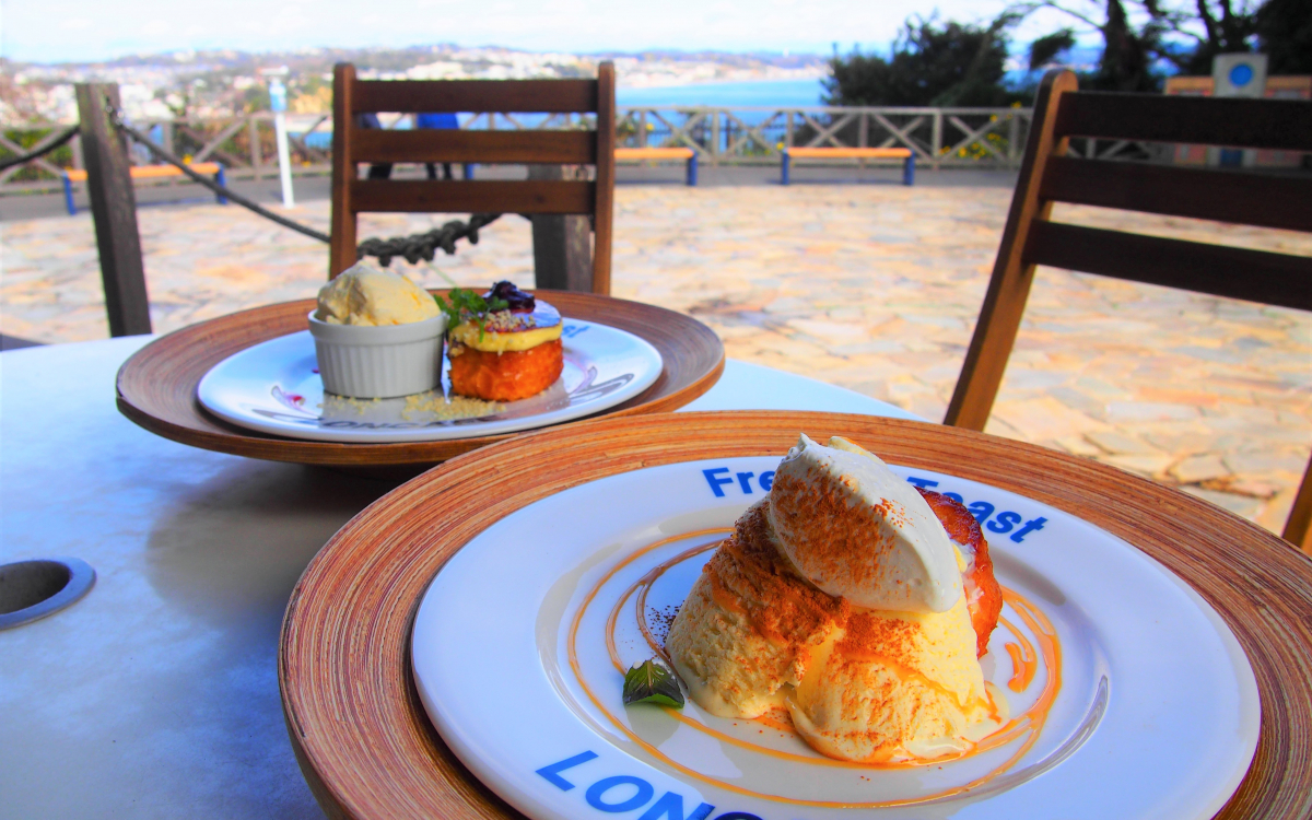 湘南の海を一望！江ノ島「ロンカフェ」絶品のフレンチトースト専門店