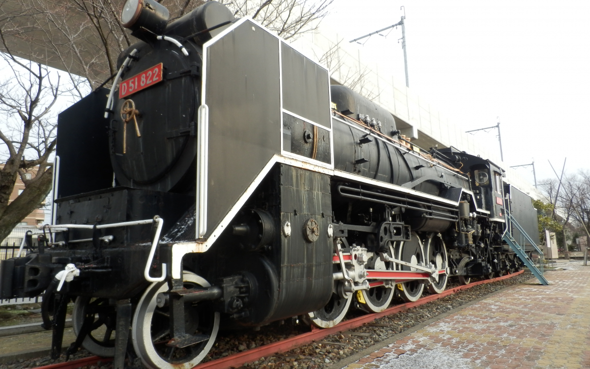 SLファン必見！懐かしのD51、石川県松任駅前に静態保存中！ | 石川県