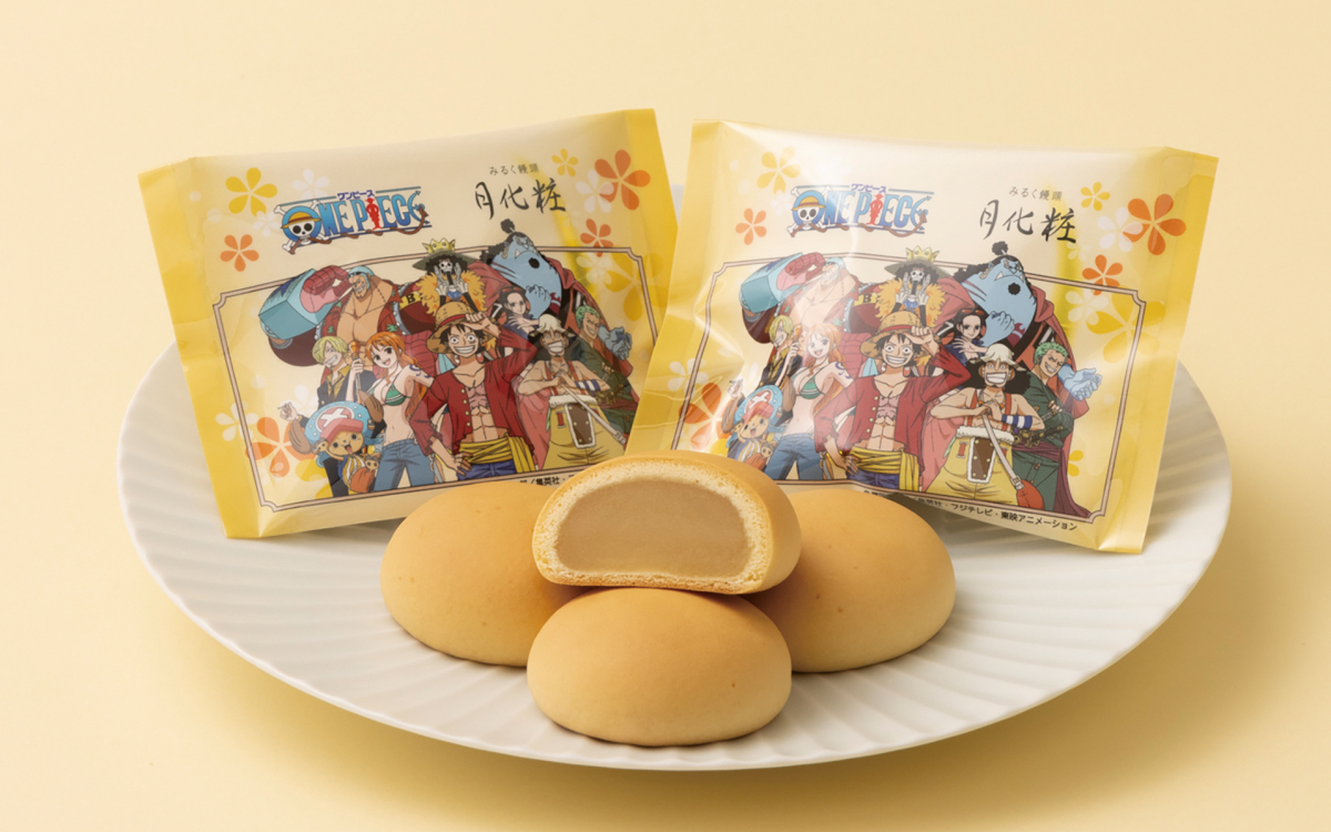 注目の大阪土産！『ONE PIECE』と「みるく饅頭 月化粧」がコラボ