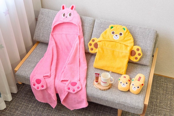 ミキハウス×大江戸温泉物語がコラボ！年齢別アメニティセットを提供