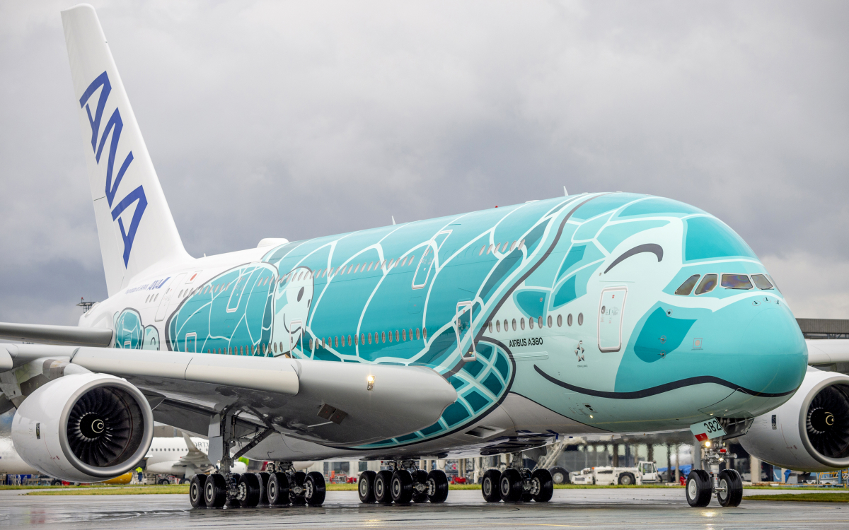 ⑦エアバス a380／ ジャンク？6枚目確認 Vol.1ANAの成田ホノルル便となる世界最大「エアバスA380」機体を徹底