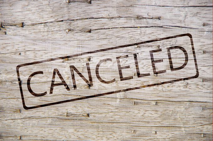 ���s�\��̗���`�L�����Z������ꍇ