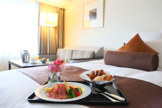 レストランやルームサービスなど、好みで選べる朝食が人気「ANAクラウンプラザホテル神戸」