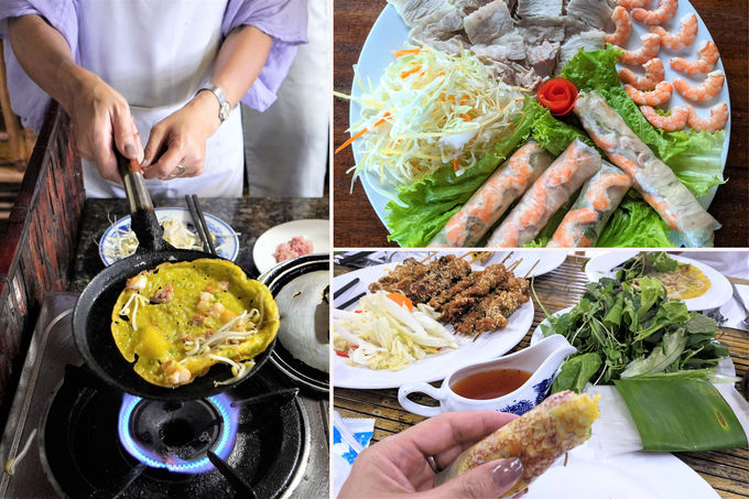 2日目午後：ホイアン郊外でベトナム料理作りを体験